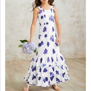 Girls size 4 Chasing Fireflies purple flowers sundress